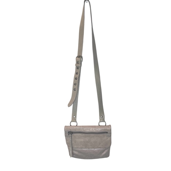 All Saints Handbags - All Saints Spitalfields Leather Crossbody beige Tan purse magnetic jacks place